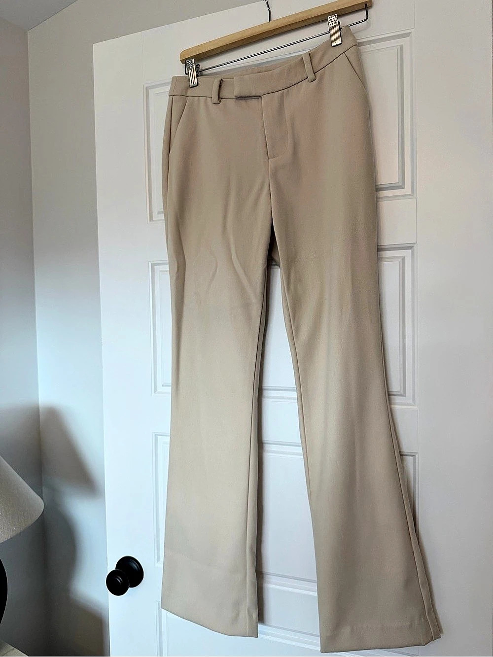 Artless Forever Flare Pants in Beige Size Small NWT